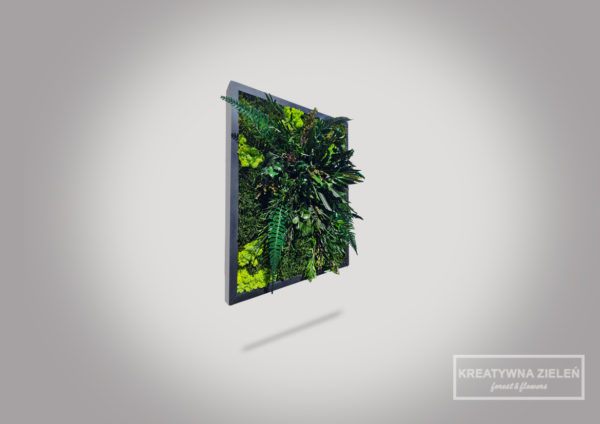 szary 3 600x424 - Obraz z roślin stabilizowanych Creative botanica