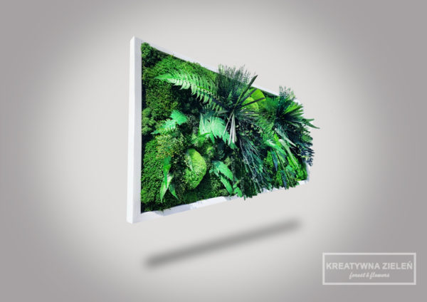 szary1.6 600x424 - Obraz z roślin stabilizowanych Creative botanica