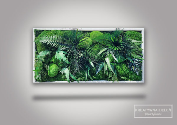 szary1.7 600x424 - Obraz z roślin stabilizowanych Creative botanica