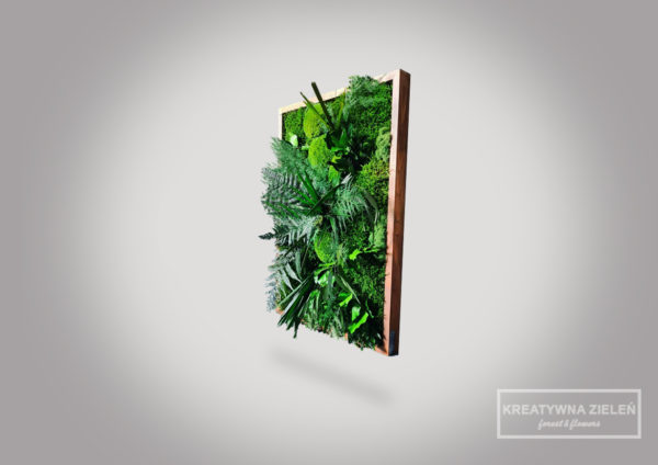 szary3 600x424 - Obraz z roślin stabilizowanych Creative botanica
